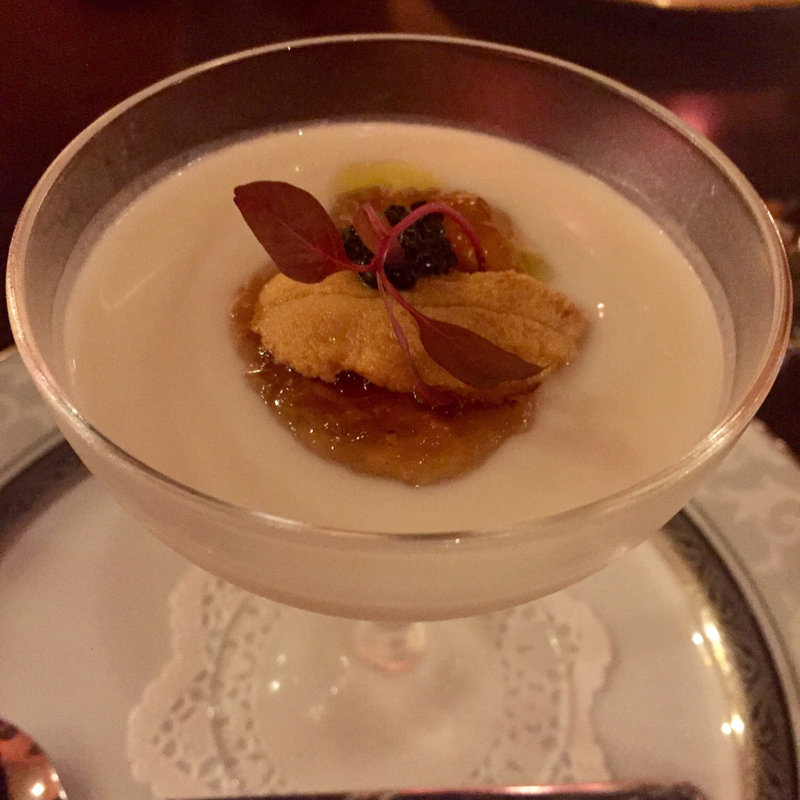 かぶのブラン・マンジェ 北海道産ウニとキャビア添え(Jelly Beans｜ジェリービーンズ)