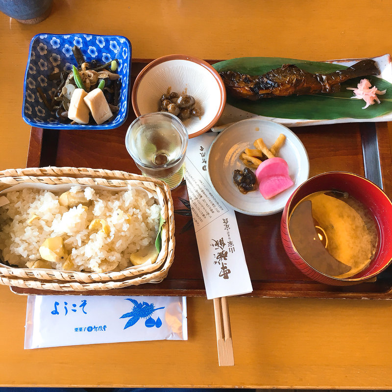 山家定食(竹風堂小布施本店)