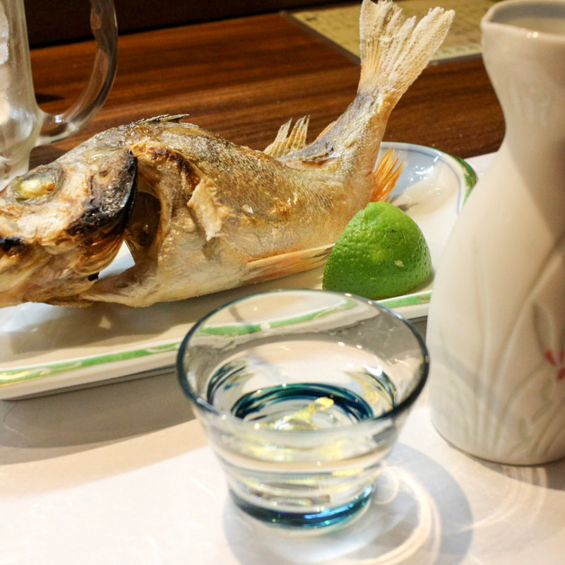 カマスの塩焼き(一粋 )