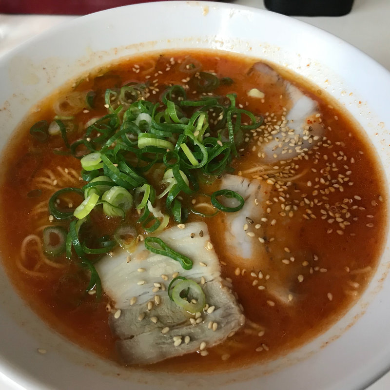 からし味噌ラーメン(味の三葉亭)