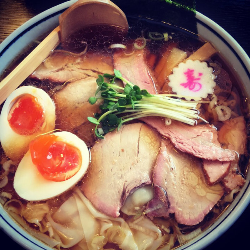 ワンタンチャーシュー麺(手打中華 麺民 ことぶき家 )