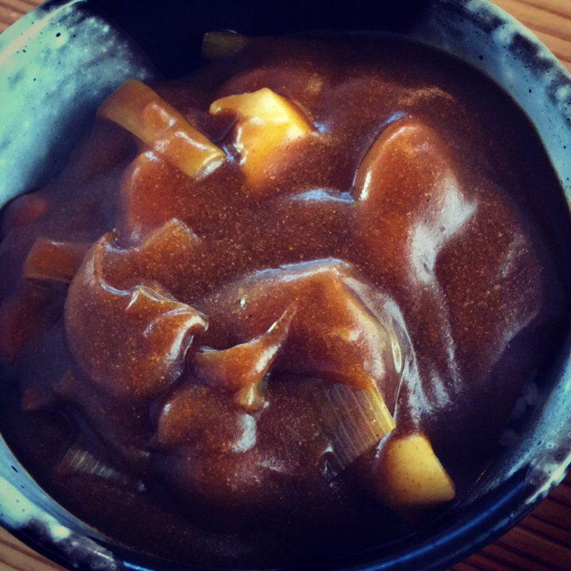 ミニカレー丼(らーめん 鴨屋)