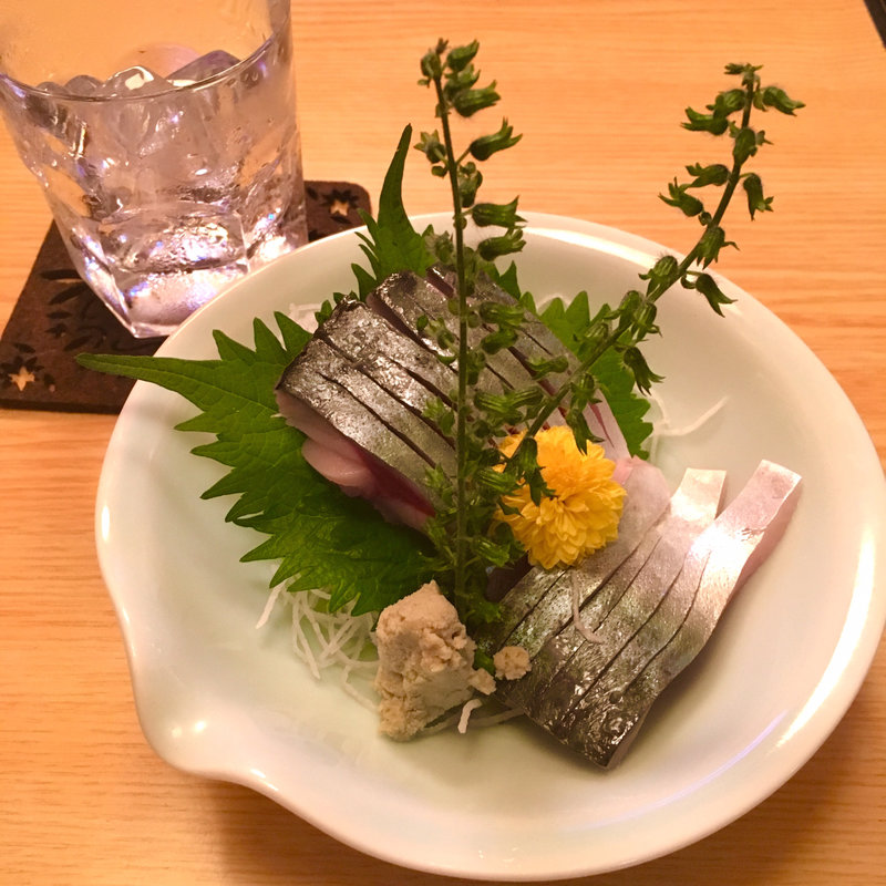 関サバ刺身(佗助)