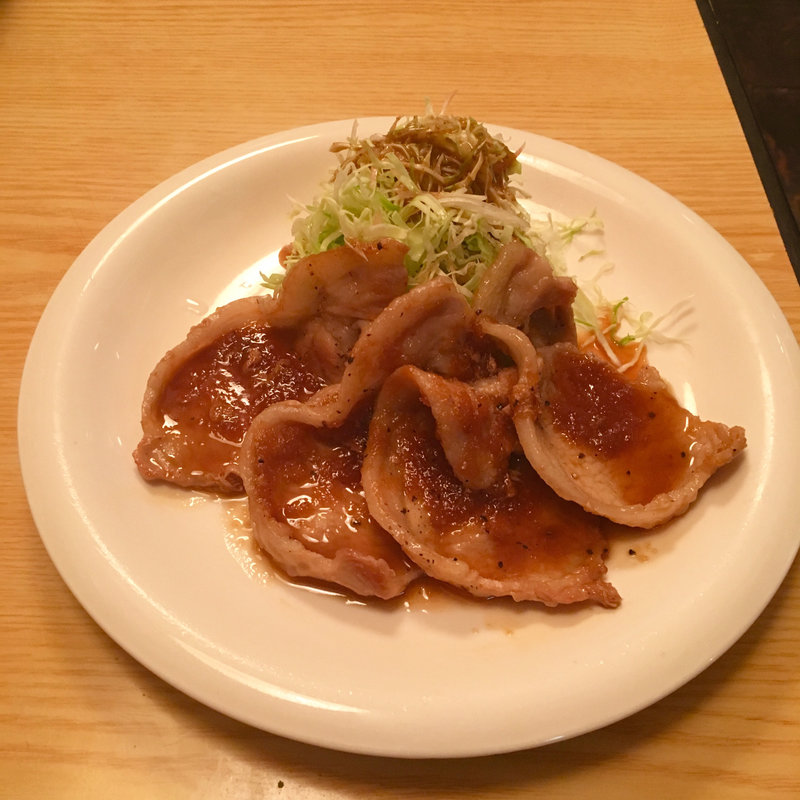 豚の生姜焼き(佗助)