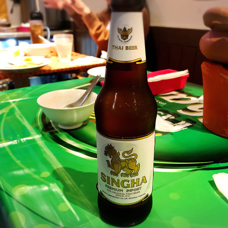 SINGHA(バンコク食堂ポーモンコン（PHOMONGKHON）)
