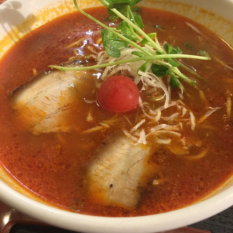トマトラーメン(明石 ラーメン太郎)