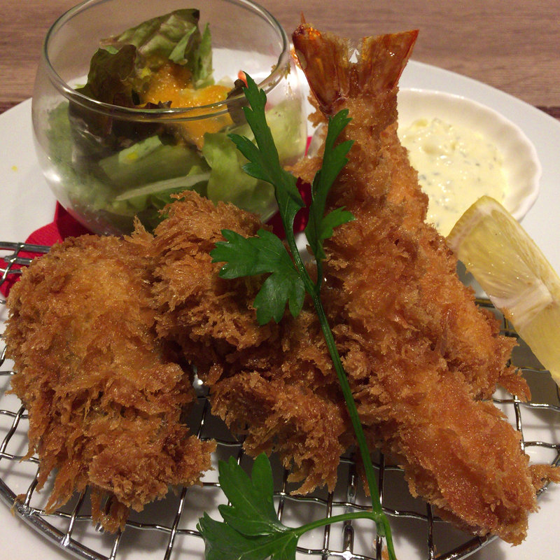 牡蠣フライ&海老フライ(バリシャス)