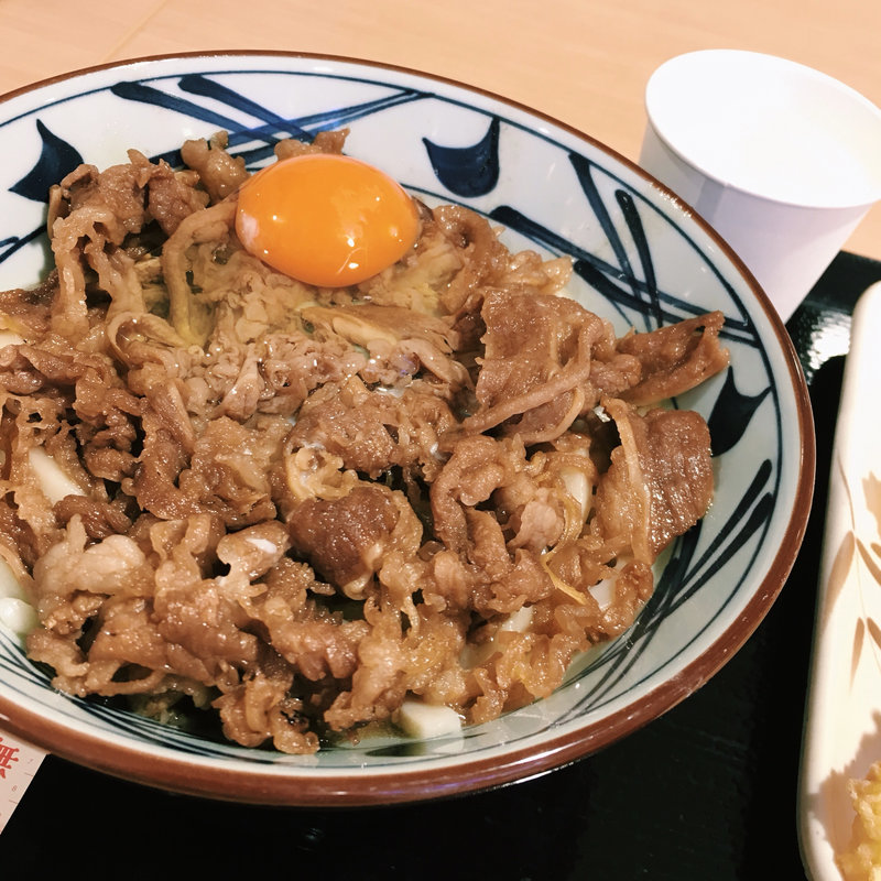 牛すき釜玉 並(丸亀製麺イオン板橋)