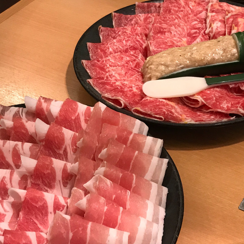 六白黒豚飛鳥コース(しゃぶ扇 難波OCAT店 （しゃぶせん）)