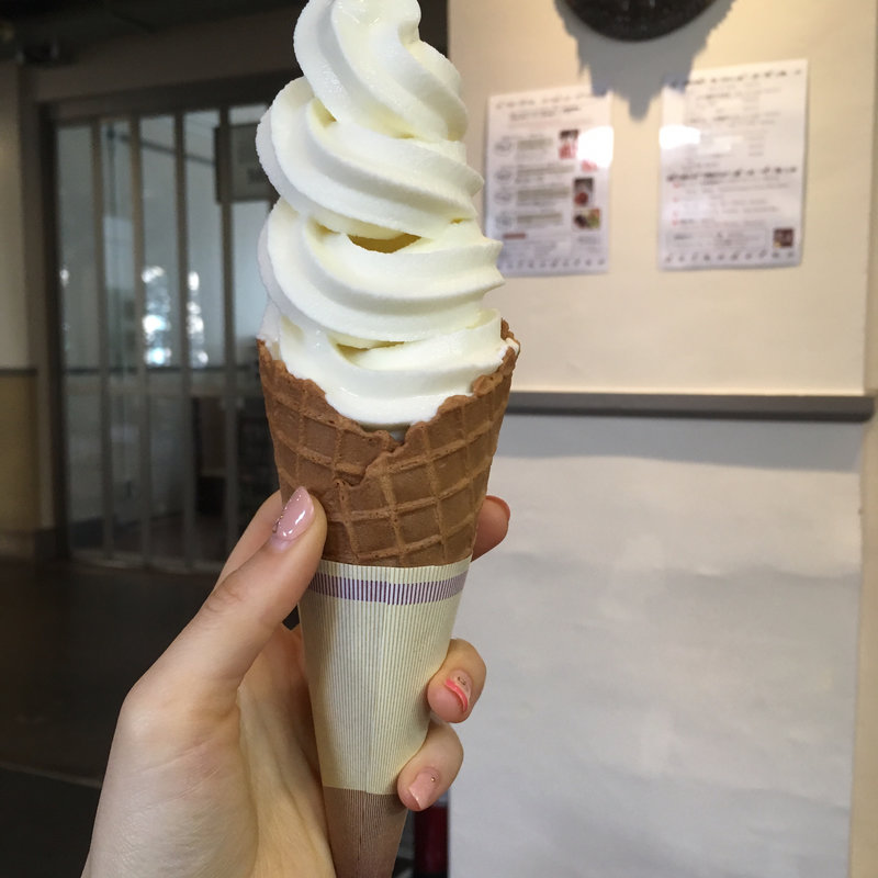 西興部のソフトクリー夢(ミュージアムカフェ ぽらす)