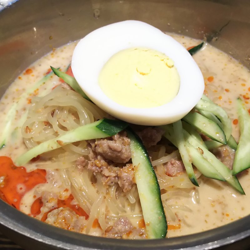 坦々冷麺(大衆ホルモン肉力屋 蒲田東口店)