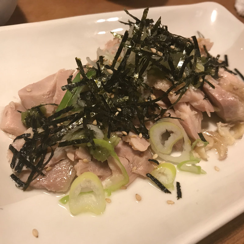 塩鶏のわさびのせ(や台ずし 箱崎駅前 )