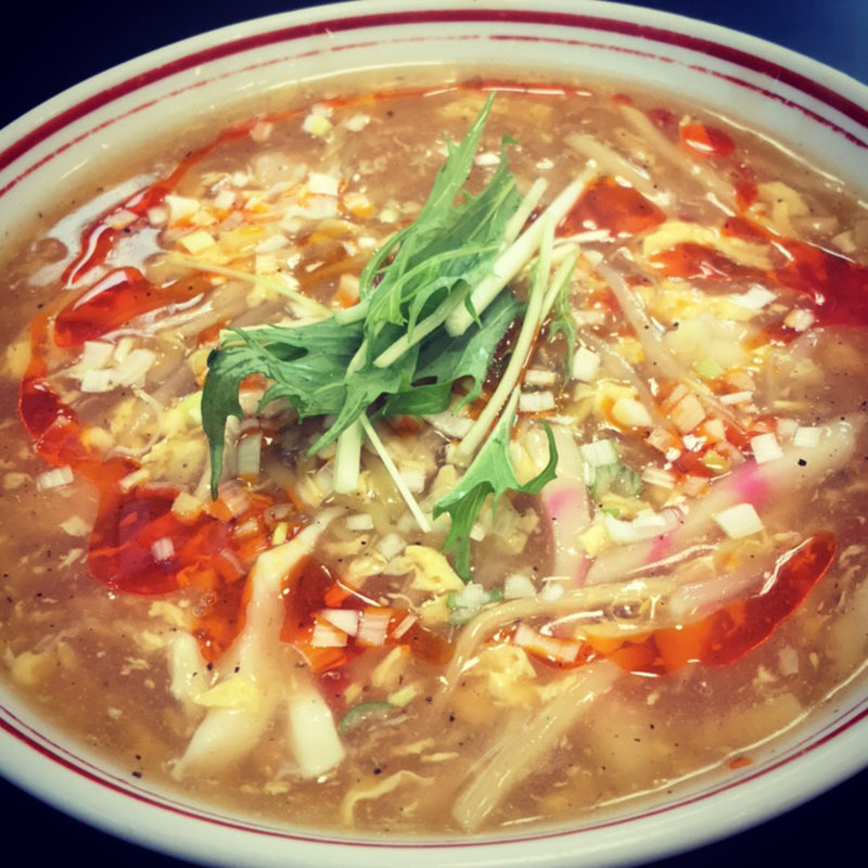 酸辣ラーメン(呂望 岱山亭 （ロボウ タイザンテイ）)