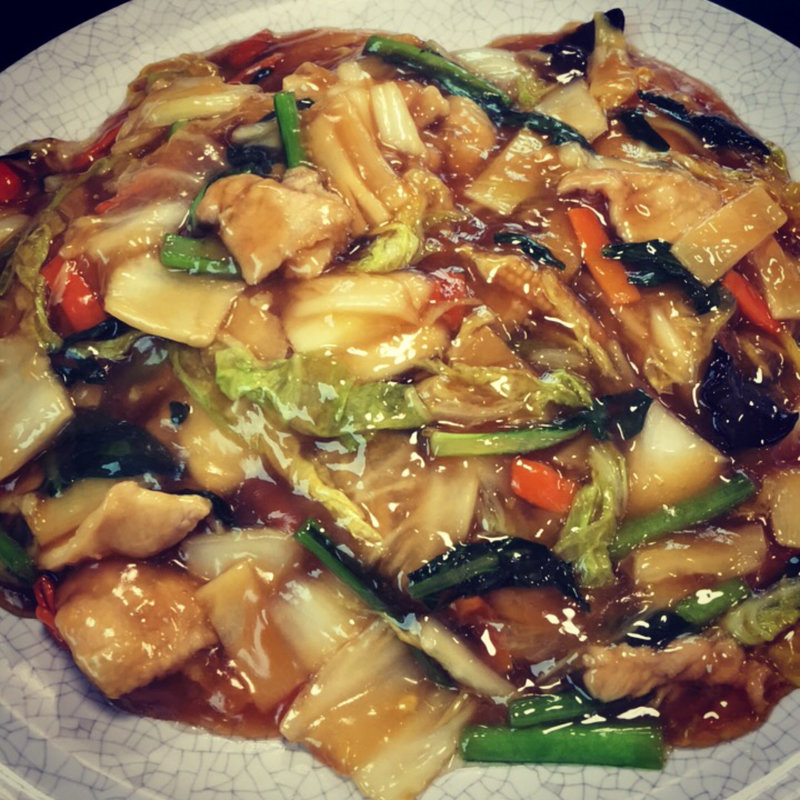 五目あんかけ焼きそば(呂望 岱山亭 （ロボウ タイザンテイ）)