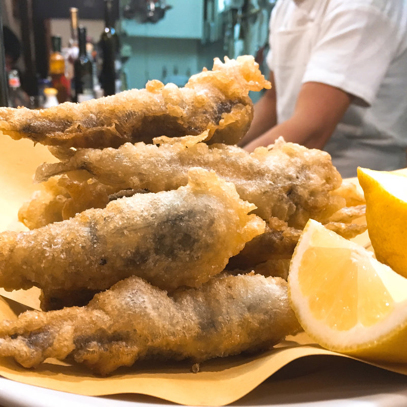 メヒカリのフリット(メゼババ )