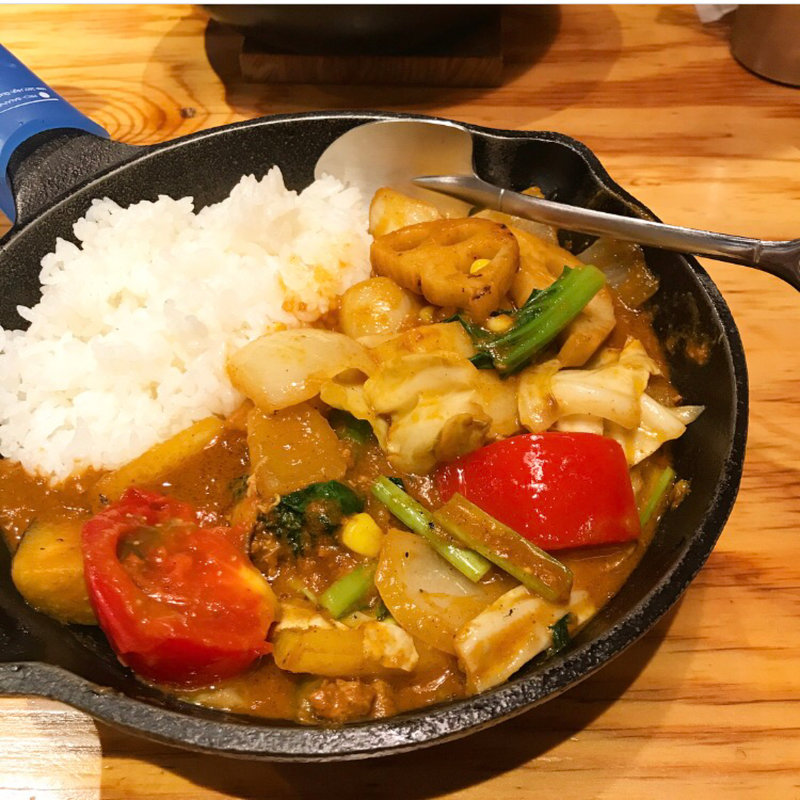1日分の野菜カレー(野菜を食べるカレーcamp 新宿ミロード店)