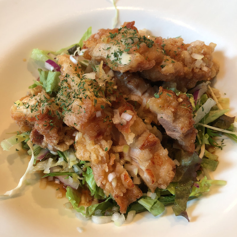 鳥の唐揚げ甘酢ソース(四川 御影店)