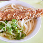 かけそのまま+ちくわ天(うどん茶屋さいた （うどんぢゃやさいた）)