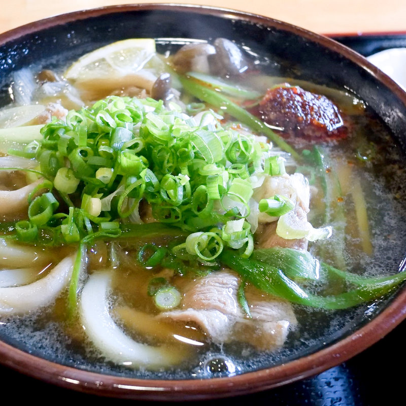 鴨南蛮(手打うどん 三徳)