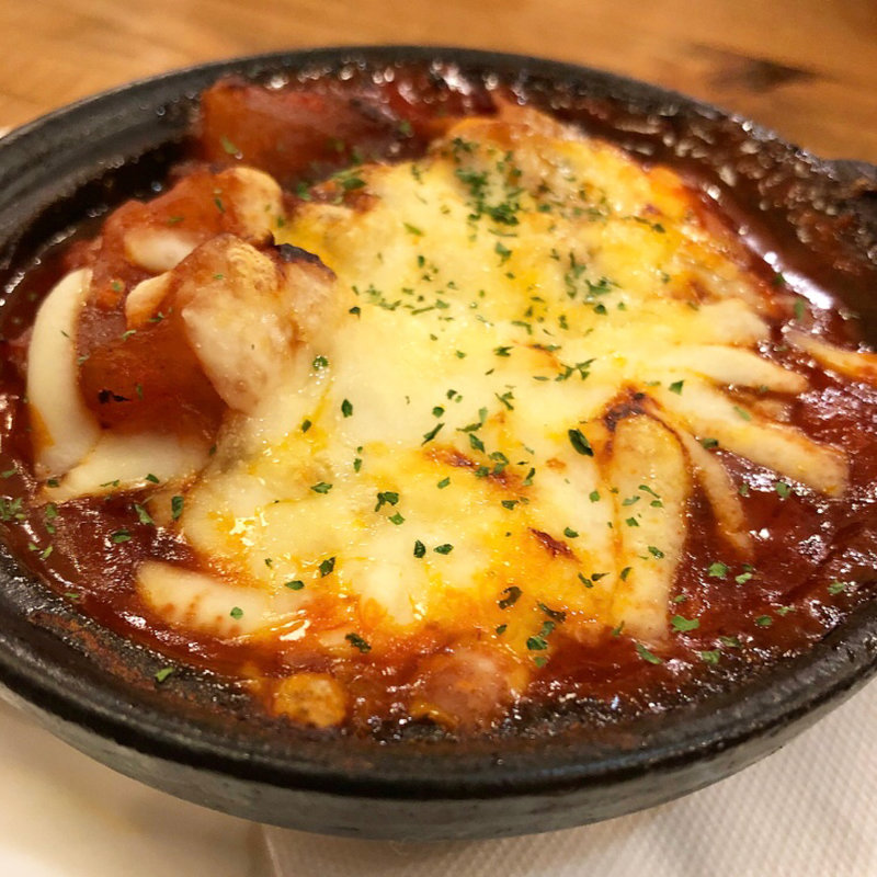 すじのチリソース煮込み(じじばば木馬亭)