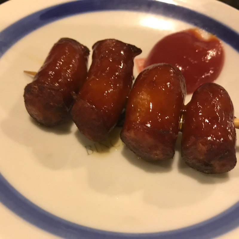 激辛チョリソー(やきとりの扇屋 福岡箱崎店)