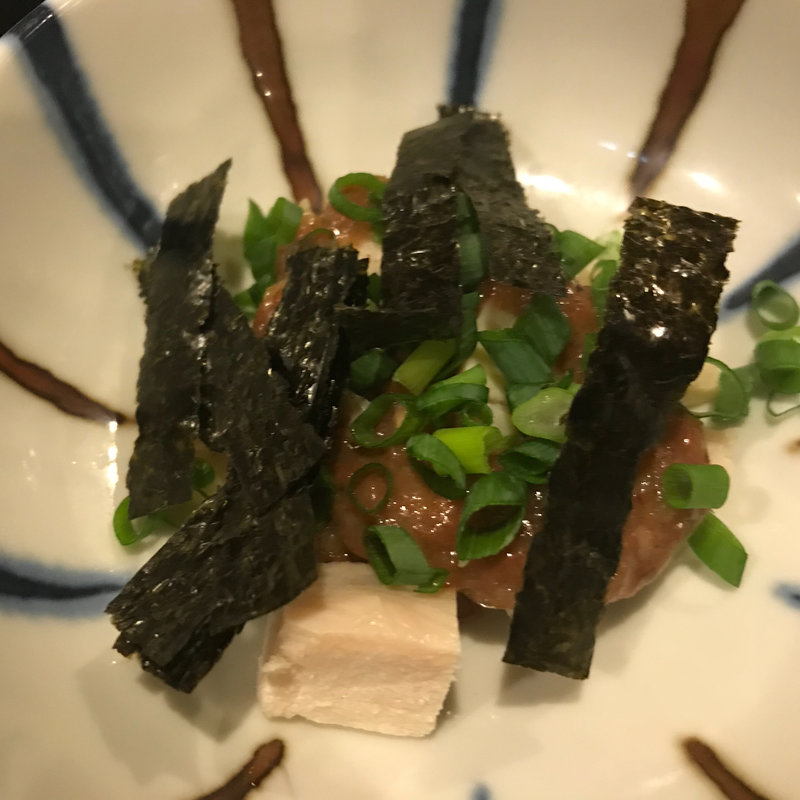 むしどり梅和え(やきとりの扇屋 福岡箱崎店)