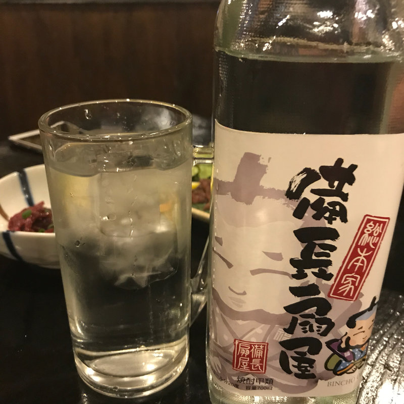 扇屋焼酎(やきとりの扇屋 福岡箱崎店)
