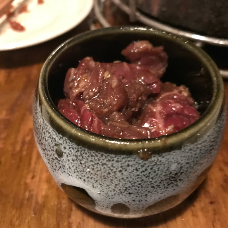 壺漬けカルビ(炭火焼ほるもん てっぽう)