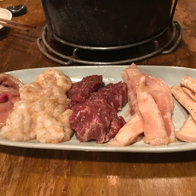 盛り合わせ(炭火焼ほるもん てっぽう)