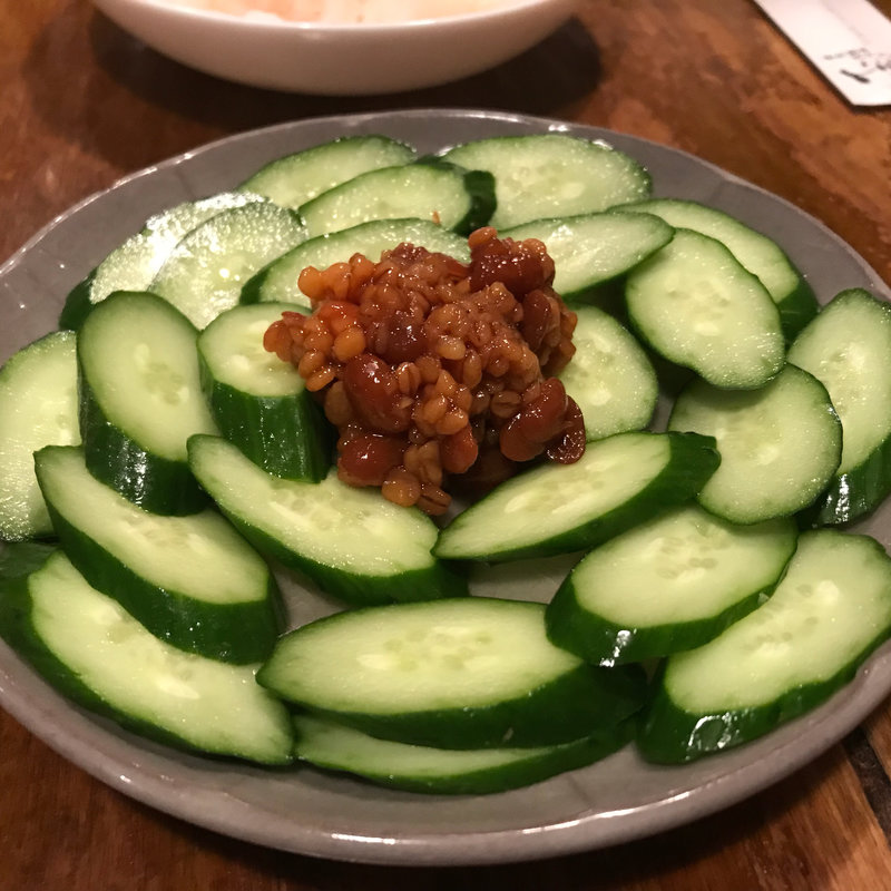 キュウリ(炭火焼ほるもん てっぽう)