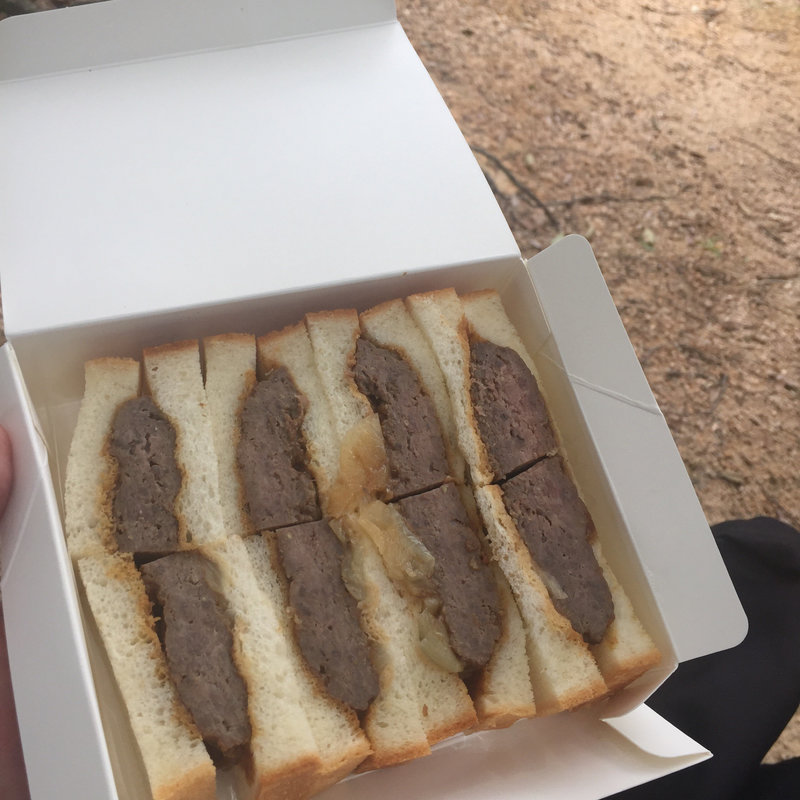 ハンバーグのサンドイッチ(Nick)