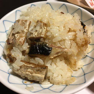 釜飯 焼秋刀魚御飯(三桝家 )