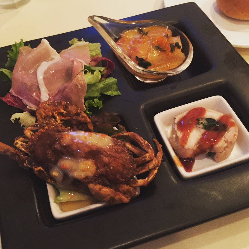 4種類の季節のオードブル盛り合わせ(ラッフル)