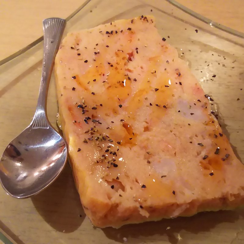 甘海老のパテ・わさび添え(海老バル )