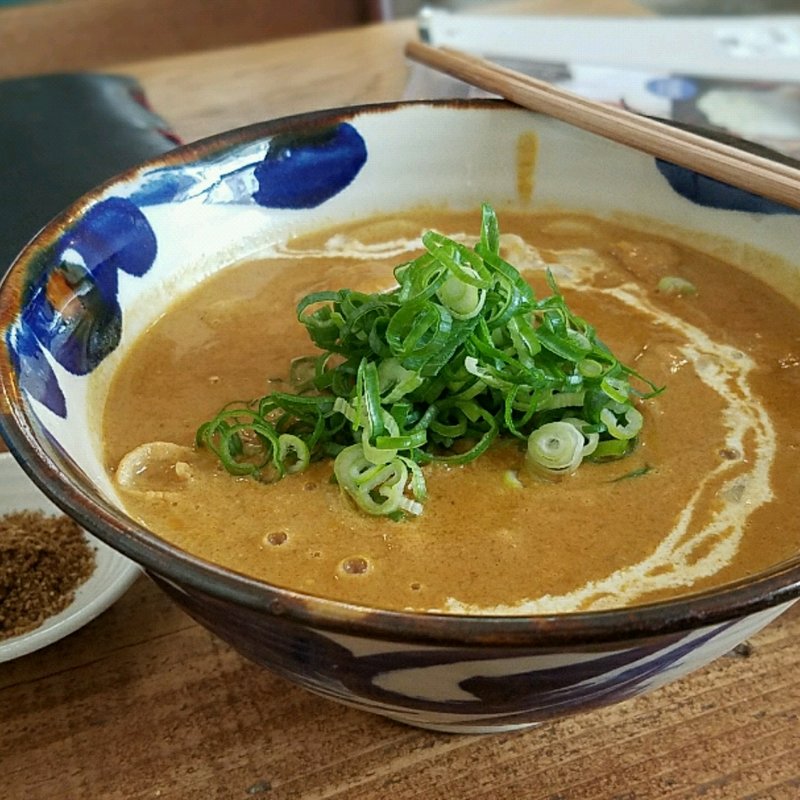 スパイシーごまカレー南蛮うどん(サンスーシー)