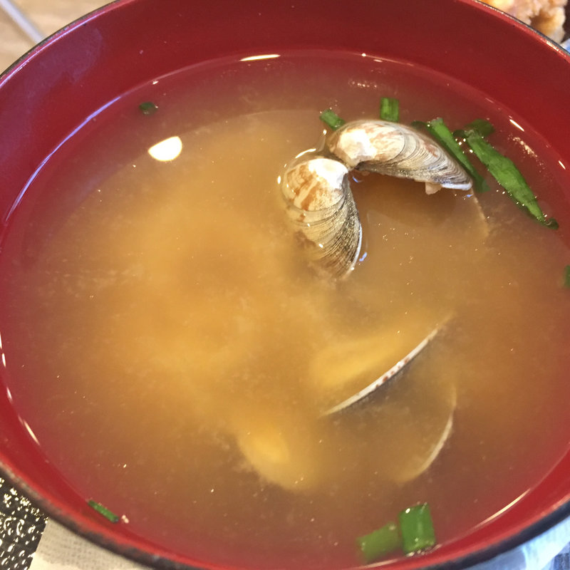 アサリの味噌汁(おむすび権米衛 新宿イーストサイドスクエア店)