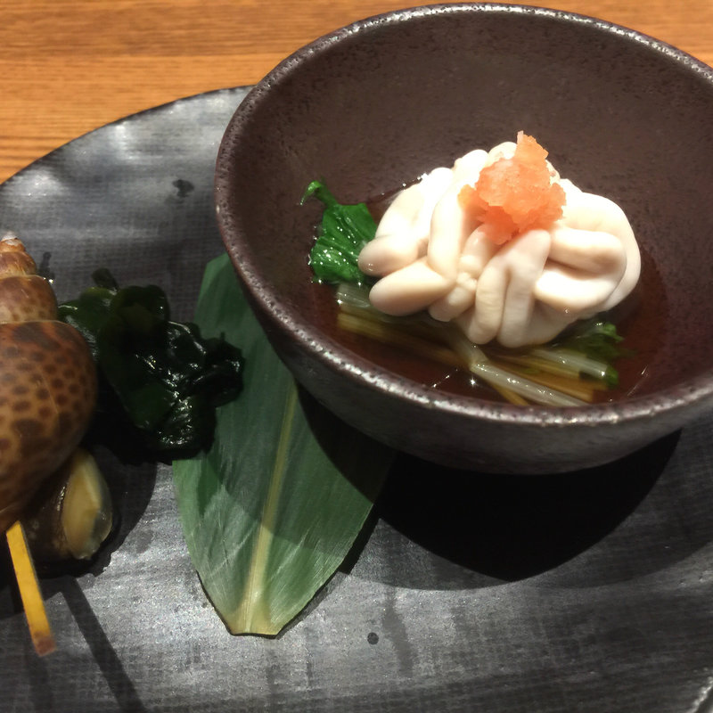 季節の小鉢(銀座 中俣)