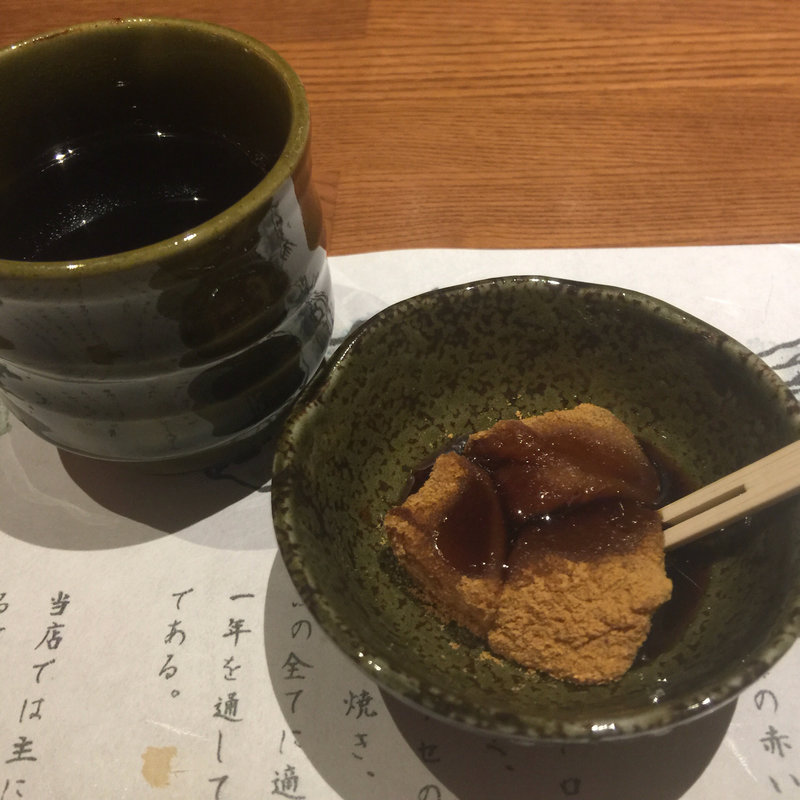 わらびもち(銀座 中俣)