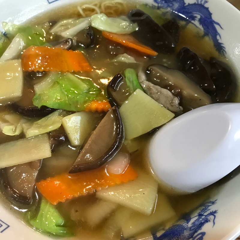 しいたけ蕎麦(ちんや食堂)