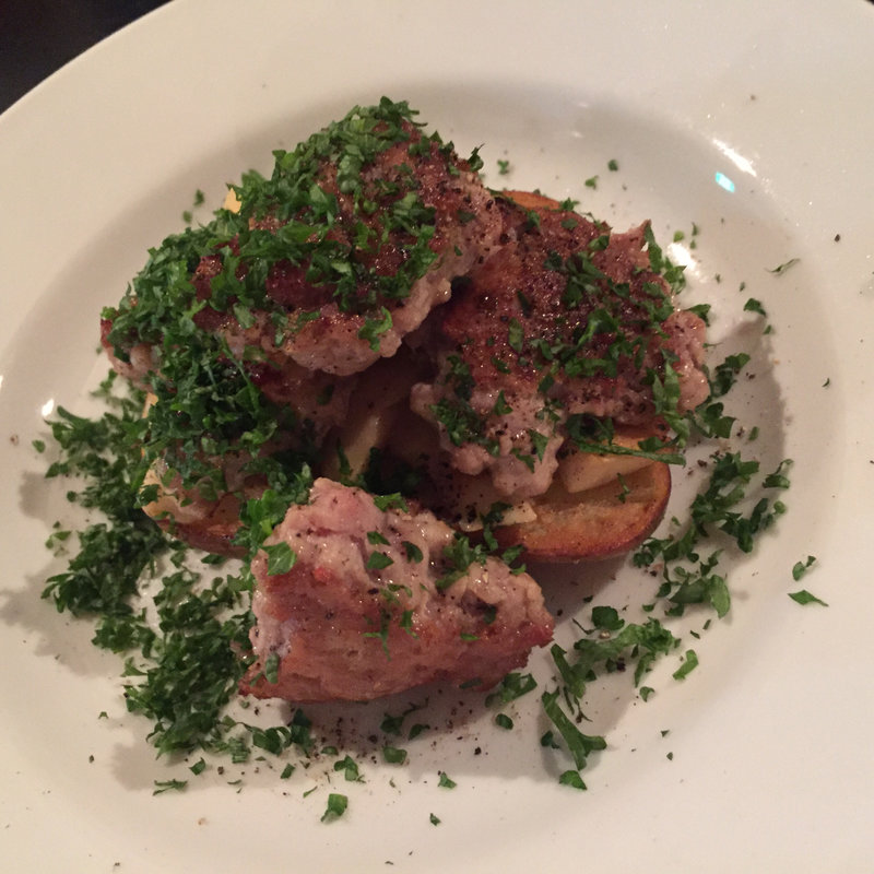 自家製ソーセージとポテト(リロイズ)