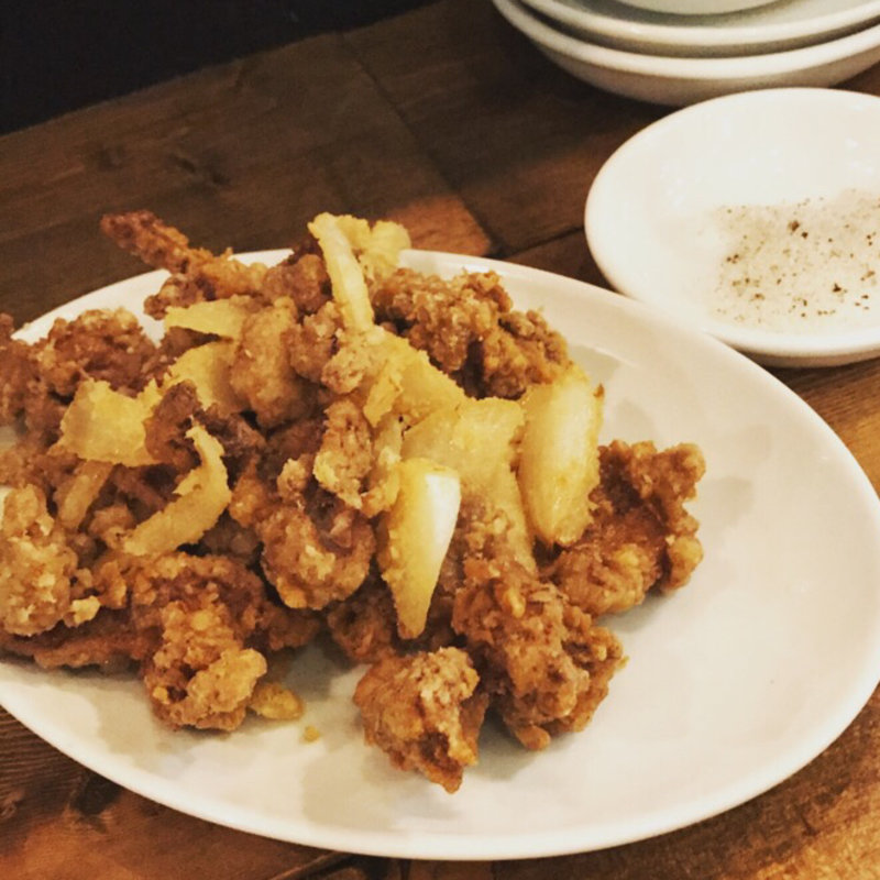 揚げレバー椒塩(下北グレイヴィ餃子)