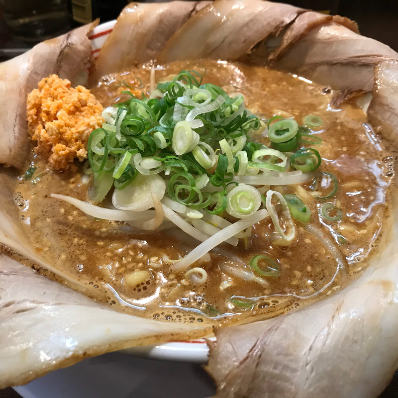 旨辛ごま味噌ラーメン(激辛 チャーシュー大盛)(希望軒 新宿3丁目店 )