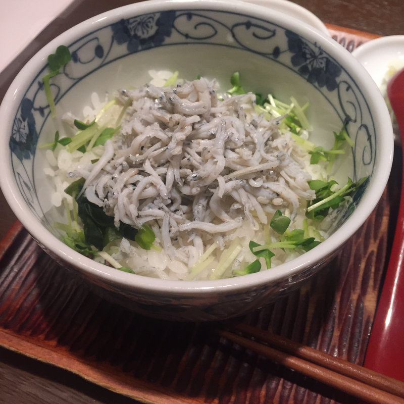 ミニしらす丼(大野屋元代々木町店)