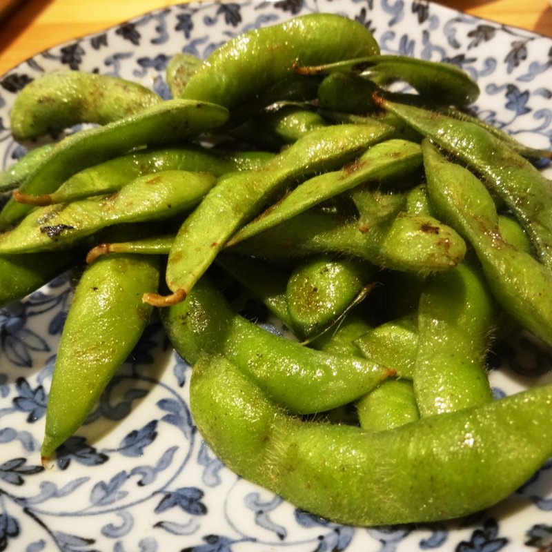 焼いた枝豆(串カツ　我が家)