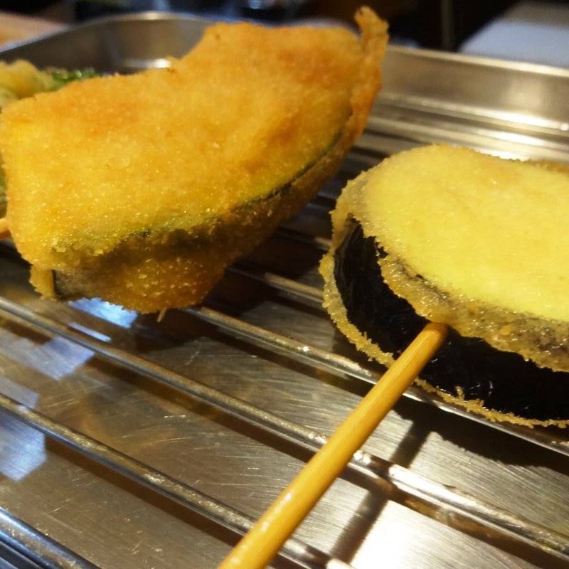 かぼちゃ(串カツ　我が家)