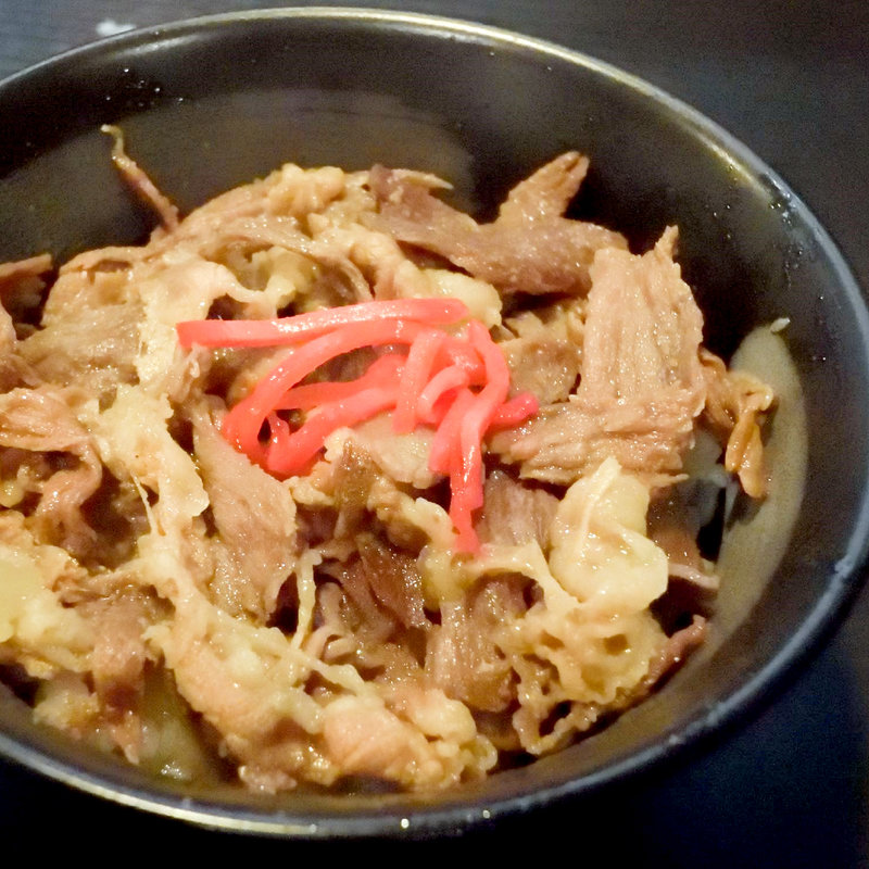 牛丼(手打ちうどん渡辺)