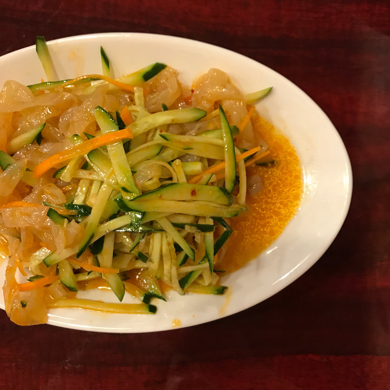 クラゲときゅうり(中国家庭料理 楊 別館 )