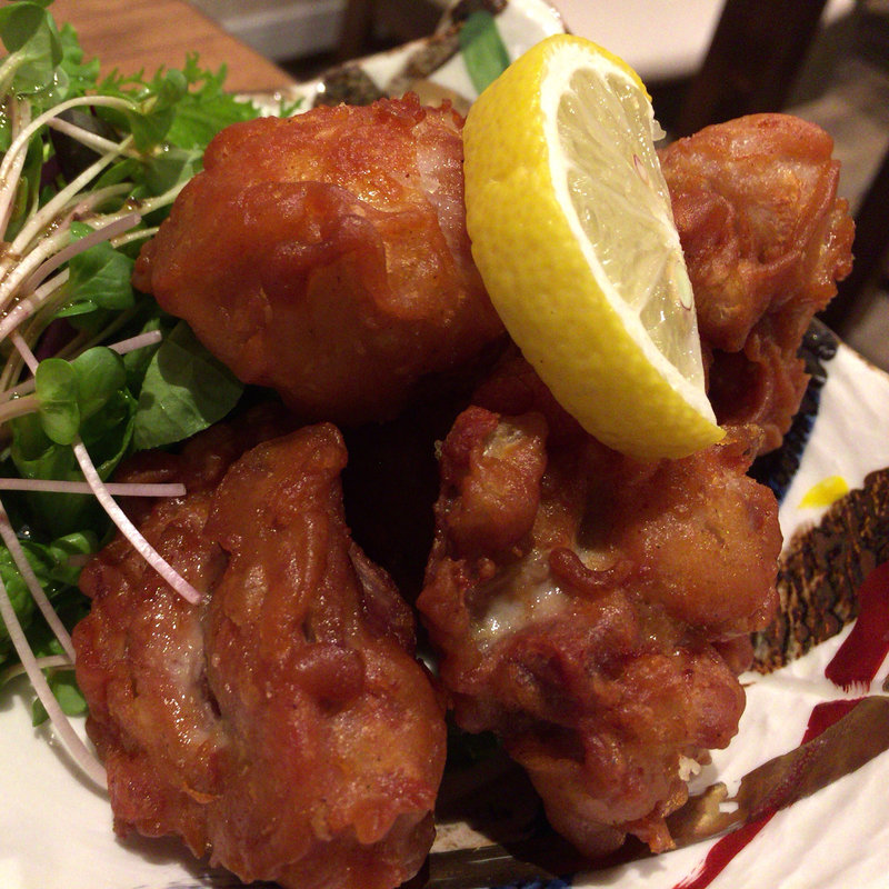 唐揚げ(手打ち蕎麦 楽庵)