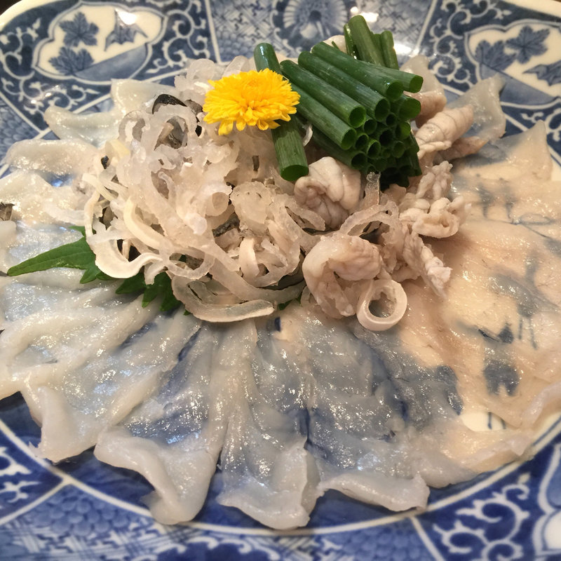ふぐ刺し(美酒佳肴 吏菜 )