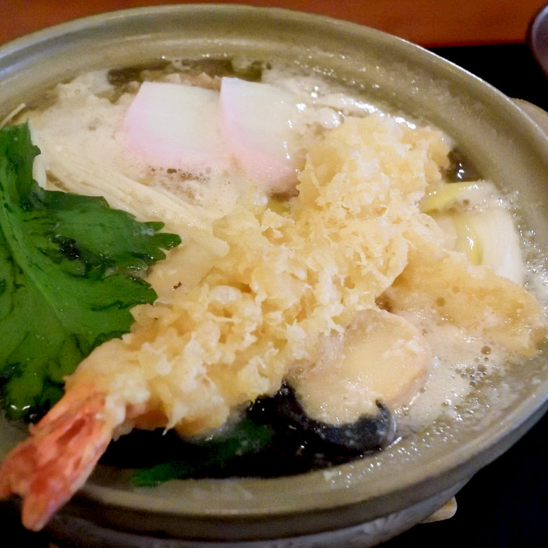 鍋焼きうどん(本格手打 もり家 （もりや）)
